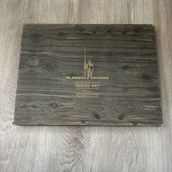 Classic Games Chess Set Collector Series Ancient Rome 264 BC 14 AD 1st Edition - Picture 8 of 8